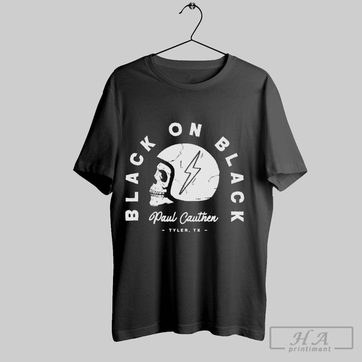 Official Black On Paul Cauthen Tyler Tx Helmet - Adult & Kids T-Shirts, Sweatshirts & Hoodies apparel design preview 1