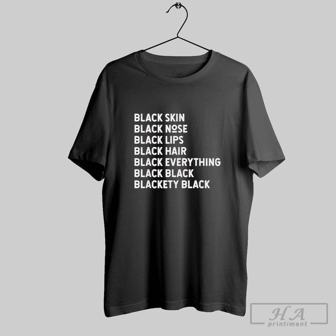 Official Black Skin Nose Lips Hair - Adult & Kids T-Shirts, Sweatshirts & Hoodies apparel design preview 1