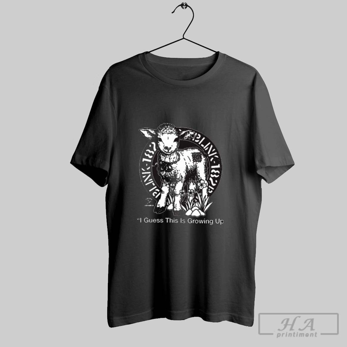 Official Blink 182 I Guess This Is Growing Up Graphic - Adult & Kids T-Shirts, Sweatshirts & Hoodies apparel design preview 1