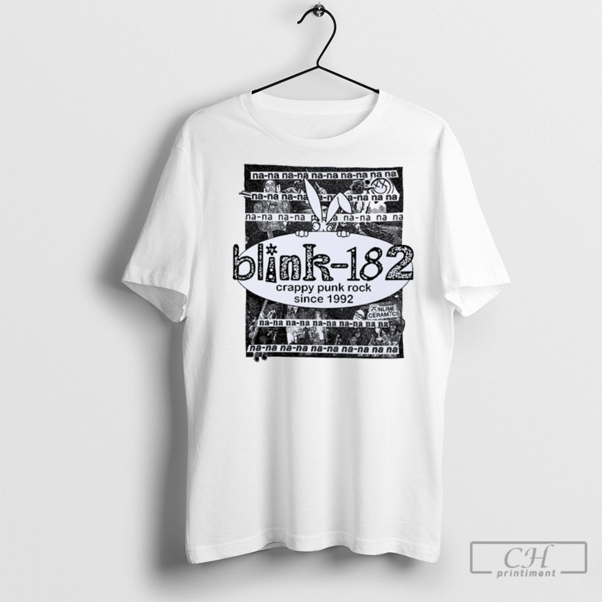 Official Blink 182 Whats My Age Again Bunny Two Sided - Adult & Kids T-Shirts, Sweatshirts & Hoodies apparel design preview 1