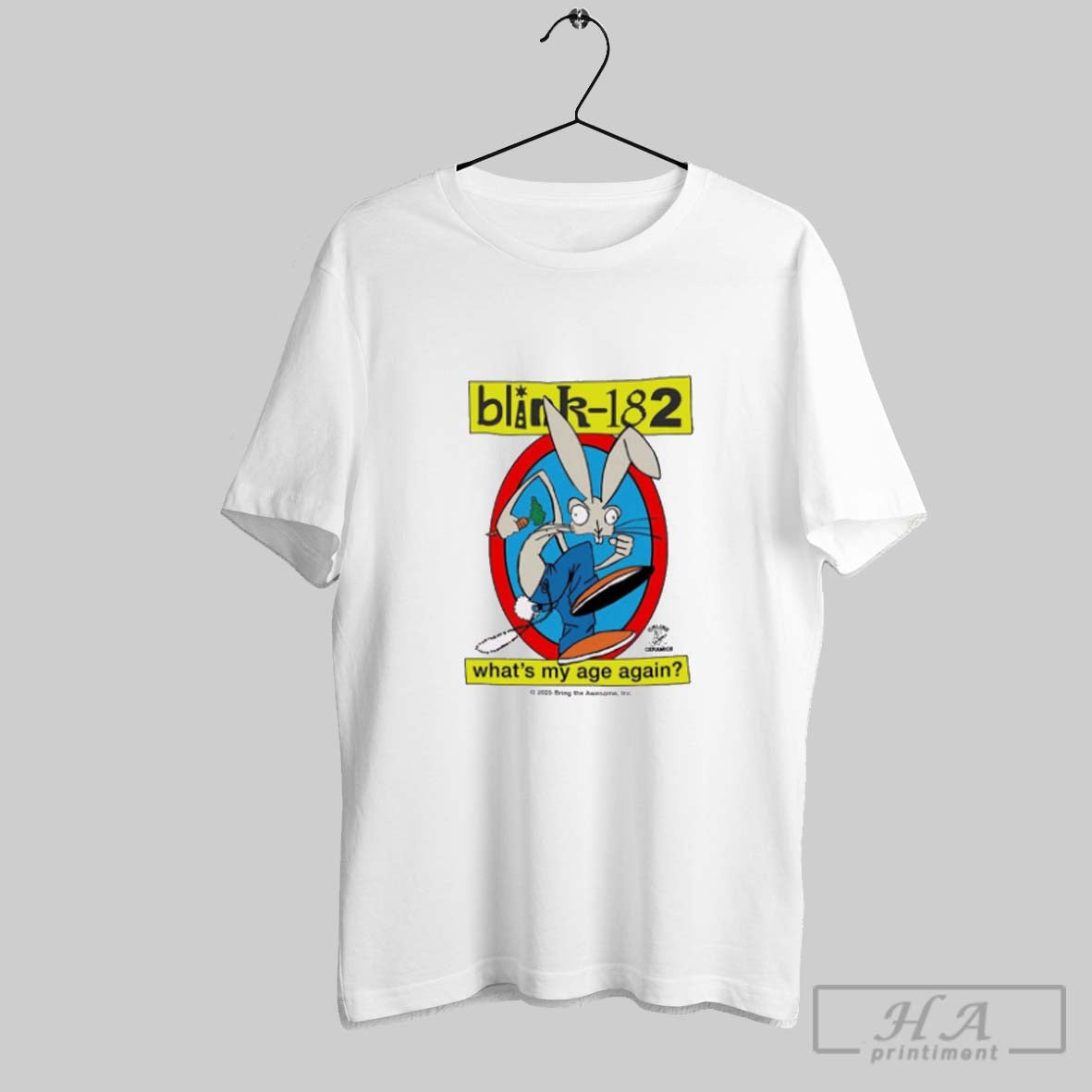 Official Blink 182 Whats My Age Again Crappy Punk - Adult & Kids T-Shirts, Sweatshirts & Hoodies apparel design preview 1