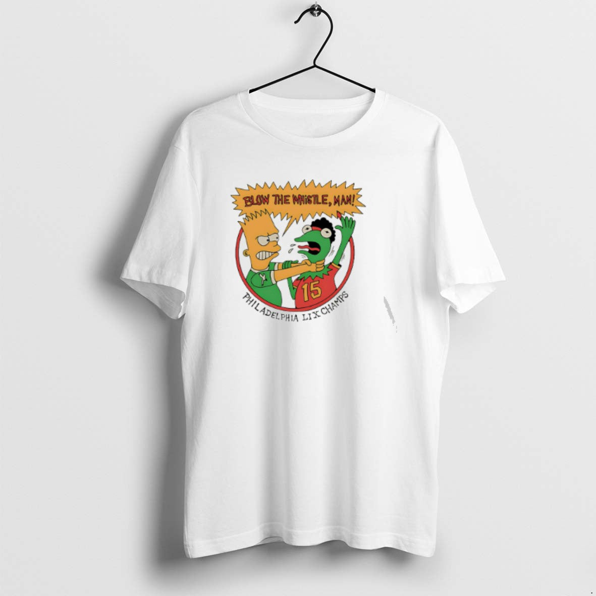 Official Blow The Whistle Man Philadelphia Lix Champs - Adult & Kids T-Shirts, Sweatshirts & Hoodies apparel design preview 1