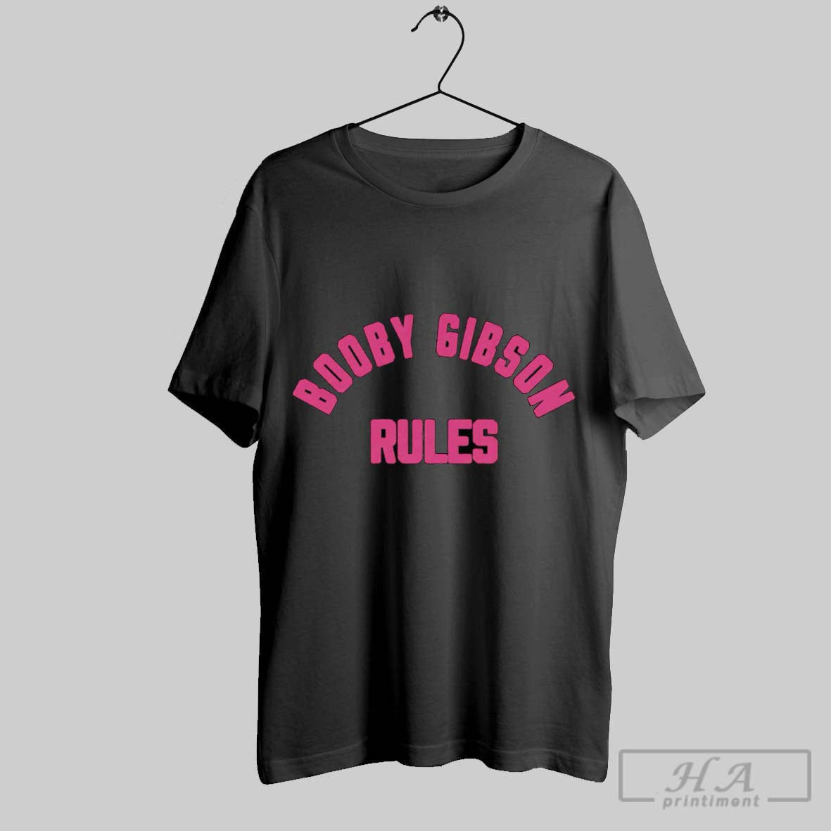 Official Booby Gibbson Rules - Adult & Kids T-Shirts, Sweatshirts & Hoodies apparel design preview 1