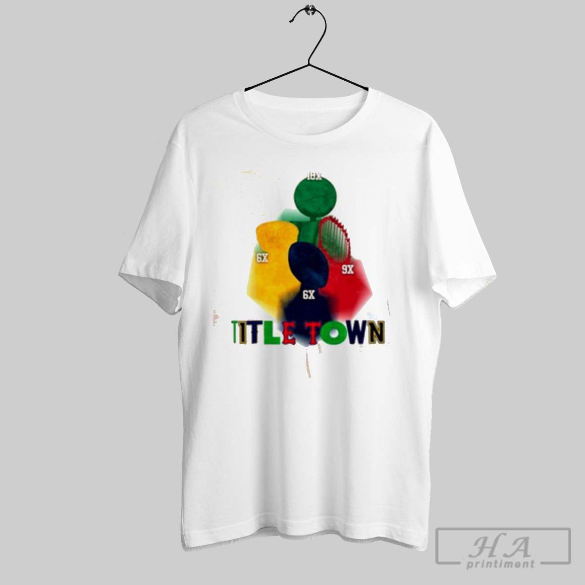 Official Boston Celtics Title Town Champions 18x - Adult & Kids T-Shirts, Sweatshirts & Hoodies apparel design preview 1