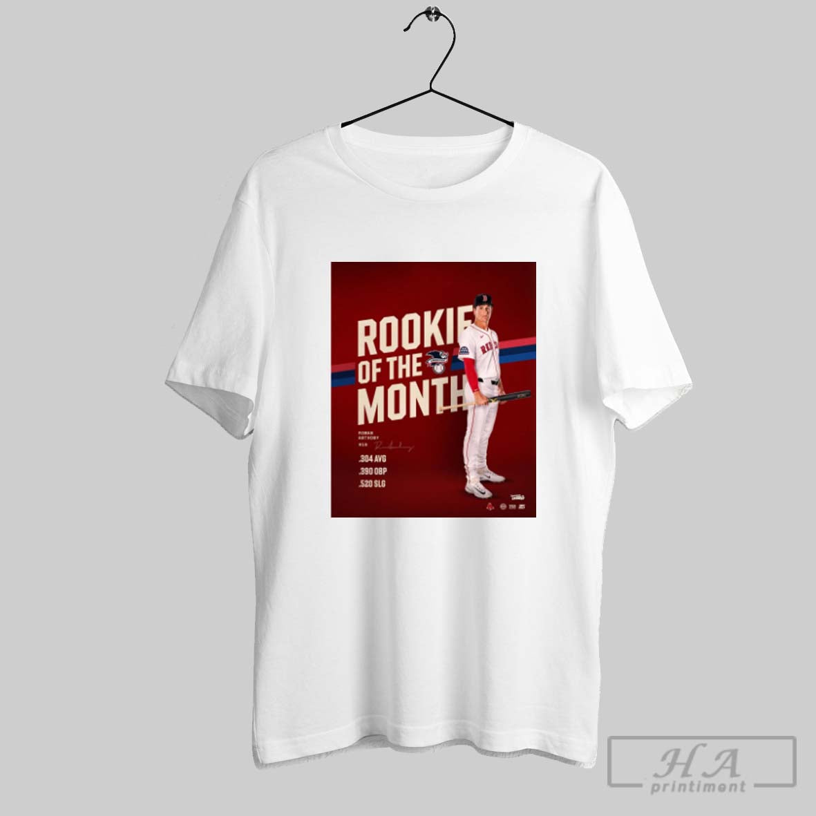 Official Boston Red Sox Anthony American League - Adult & Kids T-Shirts, Sweatshirts & Hoodies apparel design preview 1