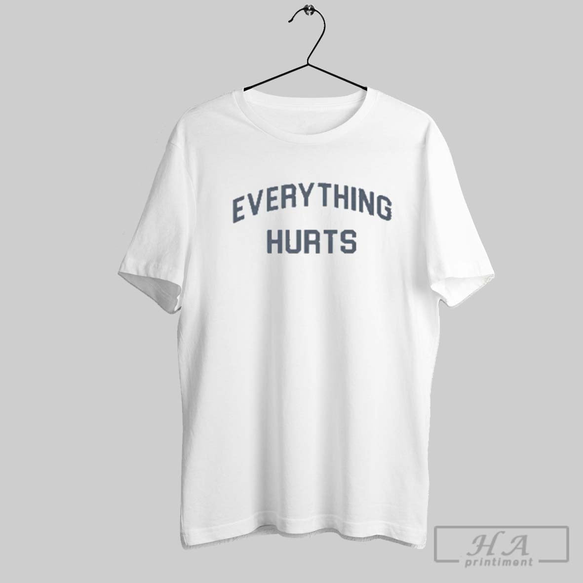 Official Brett Favre Wearing Everything Hurts - Adult & Kids T-Shirts, Sweatshirts & Hoodies apparel design preview 1