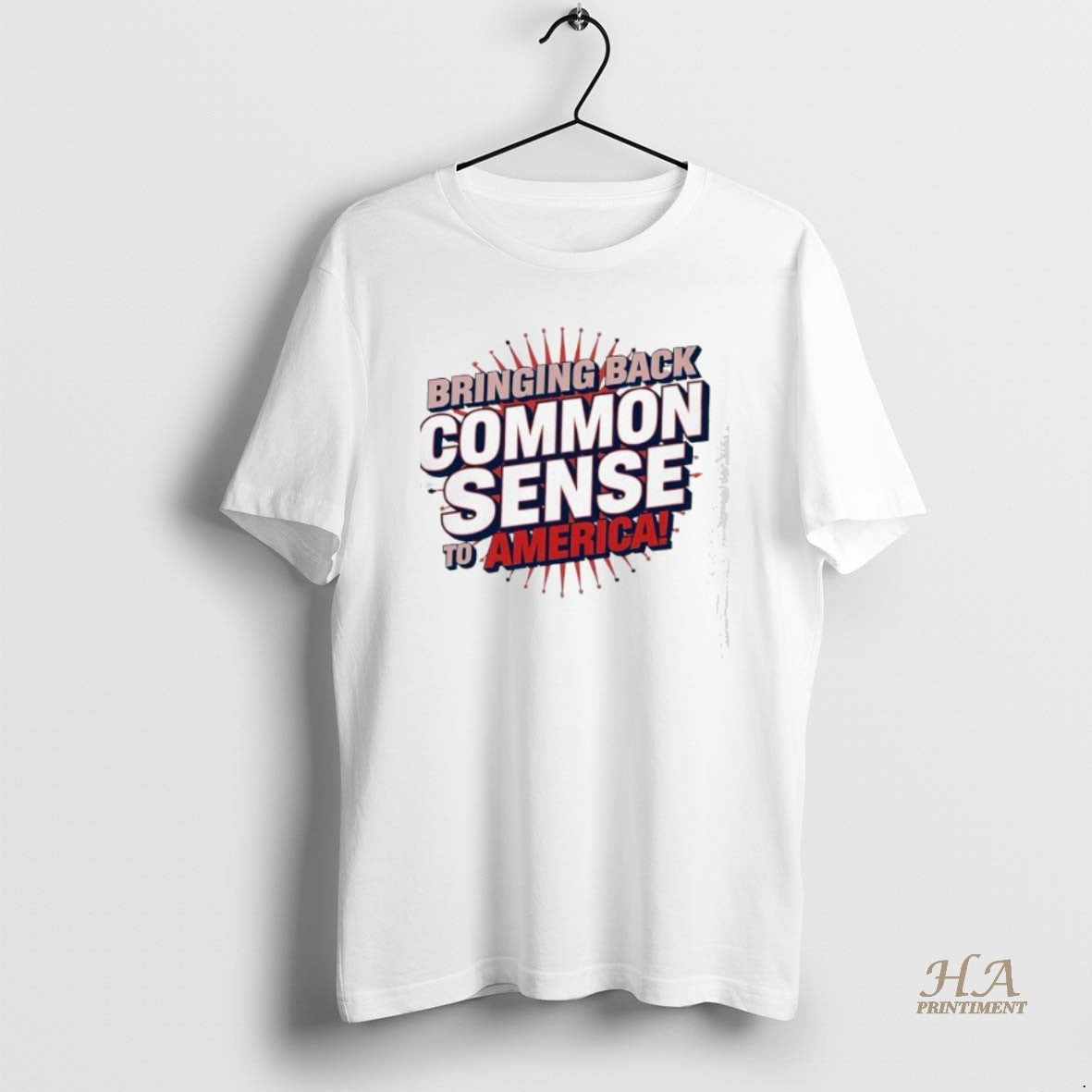 Official Bringing Back Common Sense To America - Adult & Kids T-Shirts, Sweatshirts & Hoodies apparel design preview 1