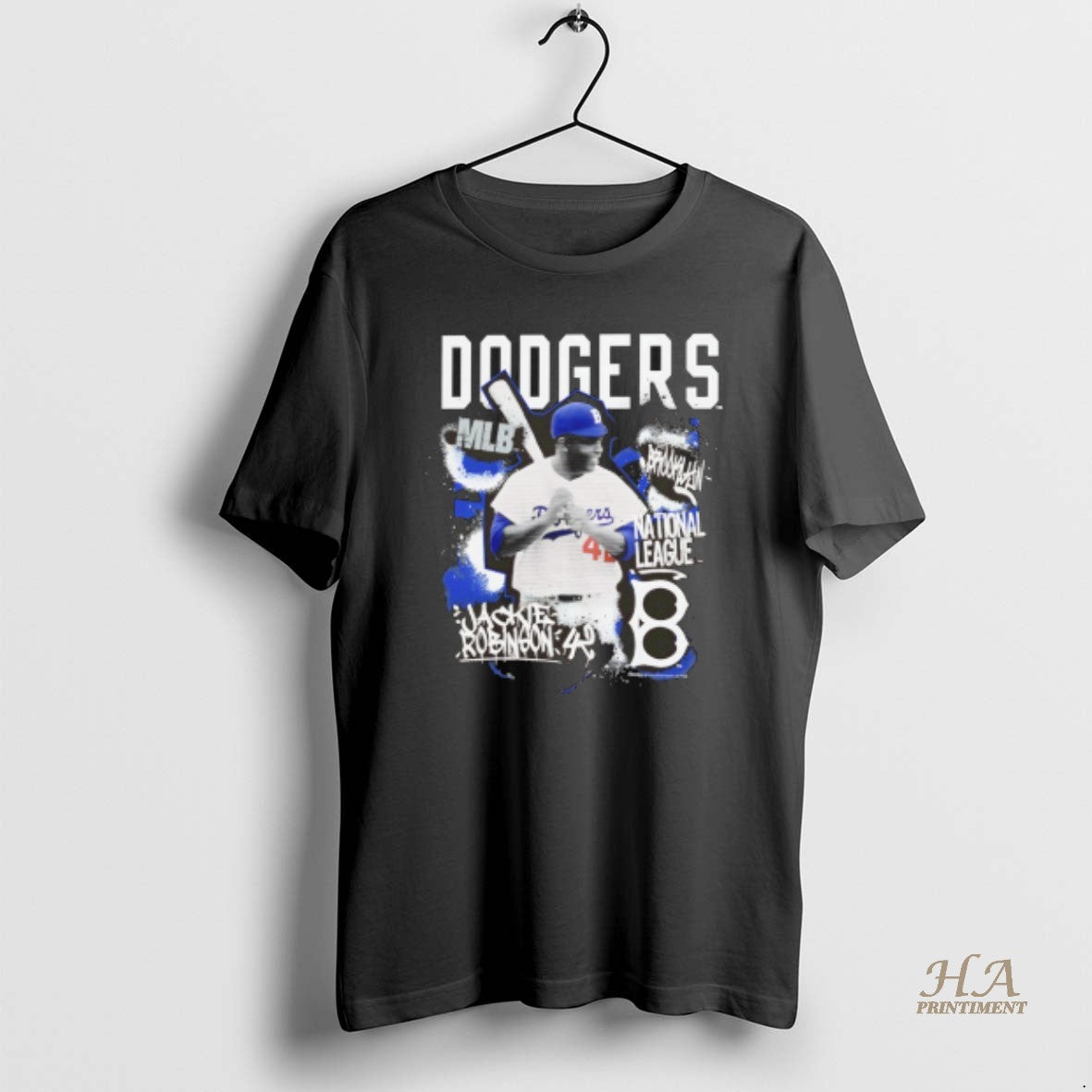 Official Brooklyn Dodgers Jackie Robinson National - Adult & Kids T-Shirts, Sweatshirts & Hoodies apparel design preview 1