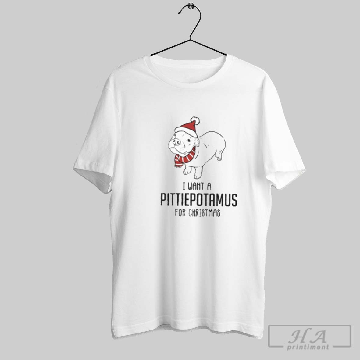 Official Bulldog I Want A Pittie Potamus For - Adult & Kids T-Shirts, Sweatshirts & Hoodies apparel design preview 1