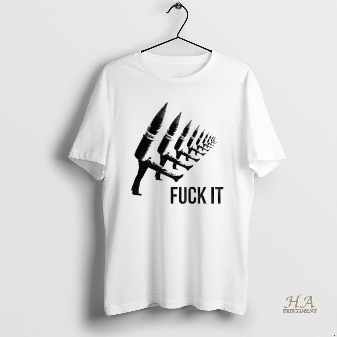 Official Bullets Weapons Fuck It Vintage - Adult & Kids T-Shirts, Sweatshirts & Hoodies apparel design preview 1