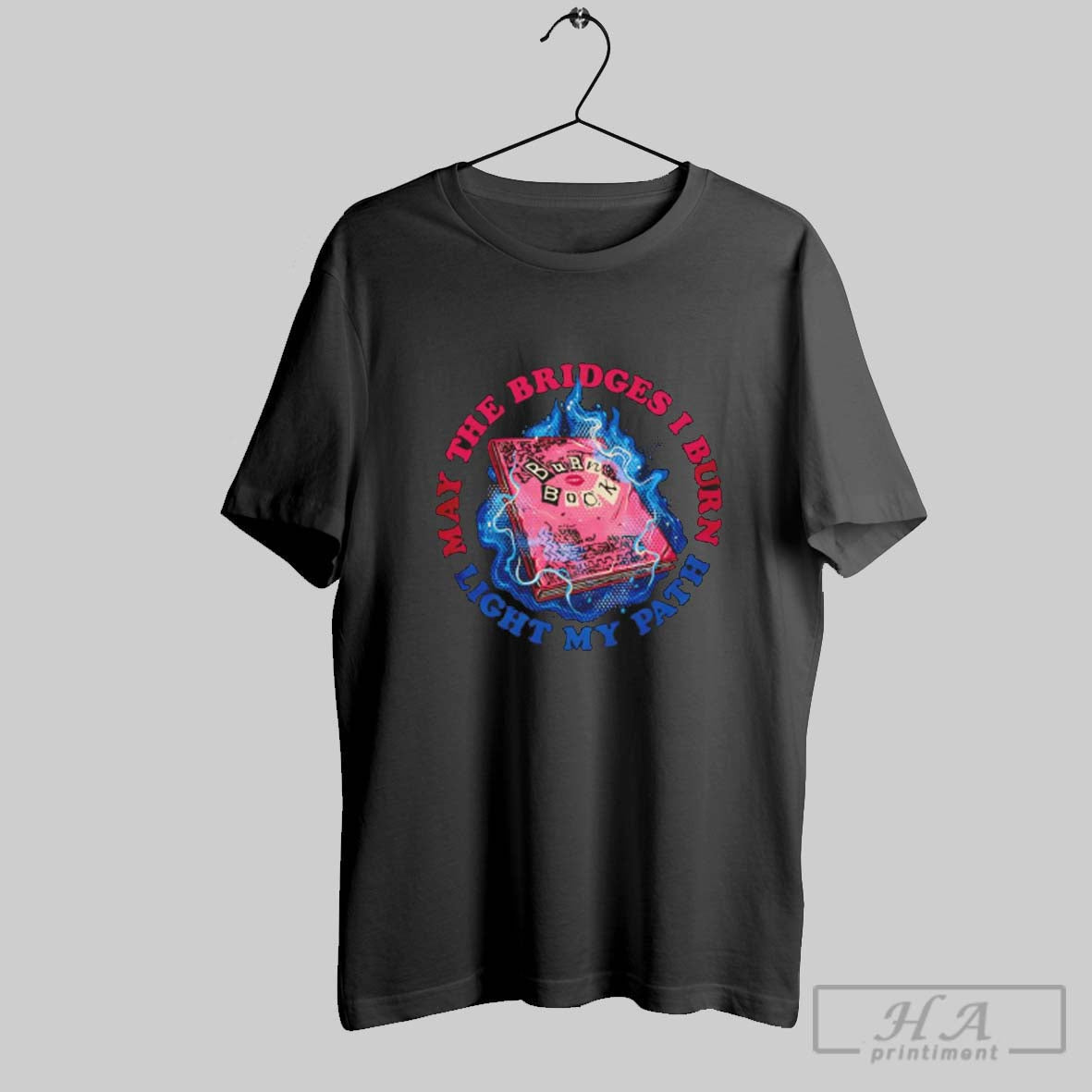 Official Burn Book Club May The Bridges I Light My - Adult & Kids T-Shirts, Sweatshirts & Hoodies apparel design preview 1