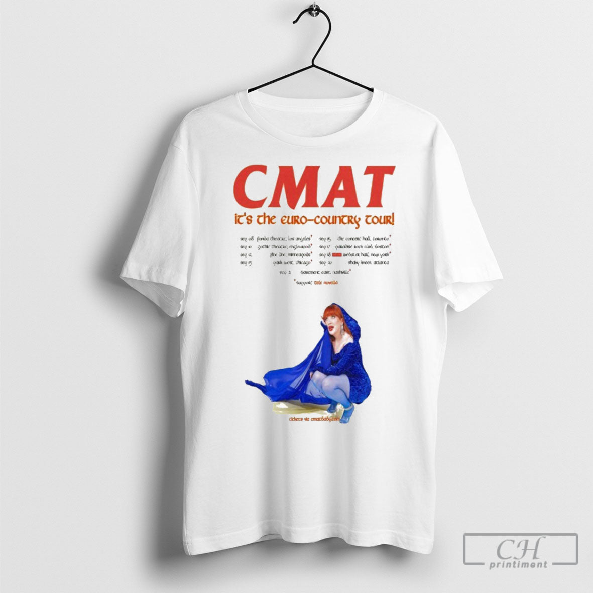 Official Cmat Its The Euro Country Tour 2025 Dates - Adult & Kids T-Shirts, Sweatshirts & Hoodies apparel design preview 1