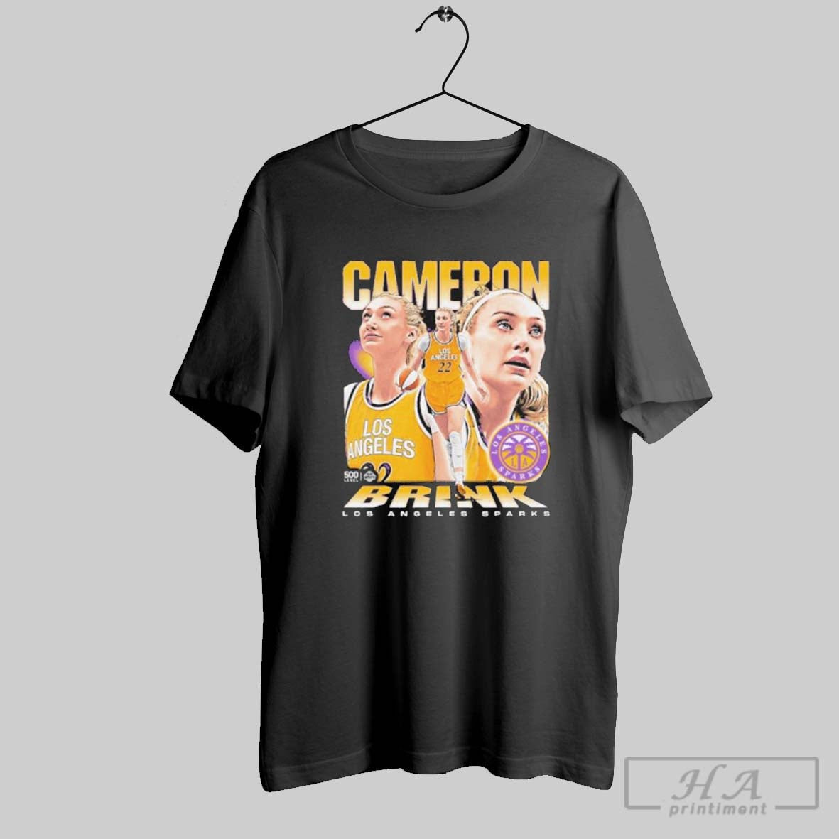 Official Cameron Brink Los Angeles Sparks Vintage - Adult & Kids T-Shirts, Sweatshirts & Hoodies apparel design preview 1