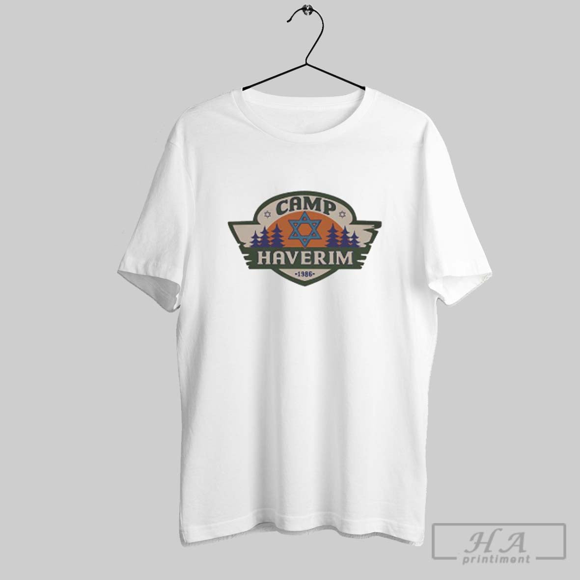 Official Camp Haverim 1986 Logo White - Adult & Kids T-Shirts, Sweatshirts & Hoodies apparel design preview 1