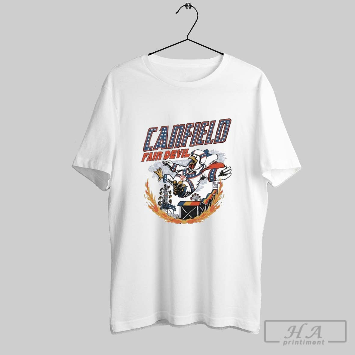 Official Canfield Fair Devil Zipper - Adult & Kids T-Shirts, Sweatshirts & Hoodies apparel design preview 1