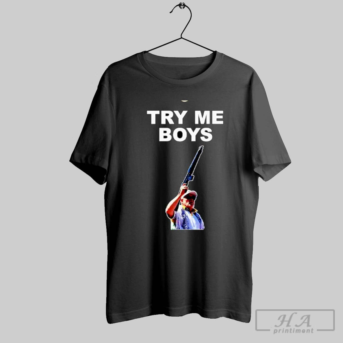 Official Carl Niehaus Try Me Boys Pro Gun Ornament - Adult & Kids T-Shirts, Sweatshirts & Hoodies apparel design preview 1