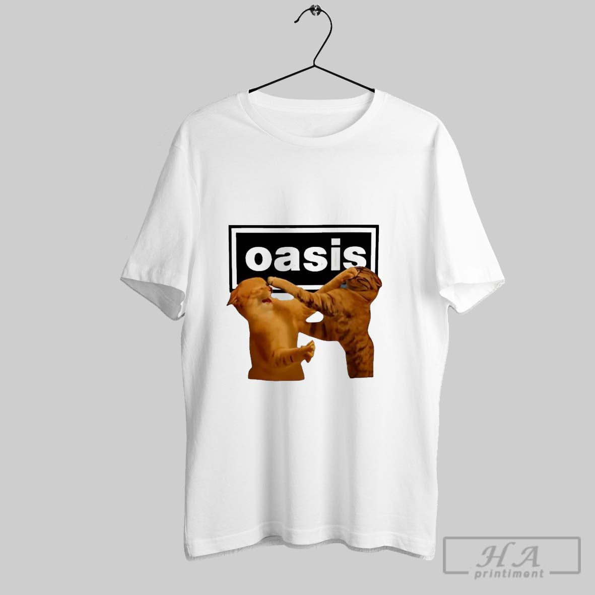 Official Cats Fight Oasis - Adult & Kids T-Shirts, Sweatshirts & Hoodies apparel design preview 1