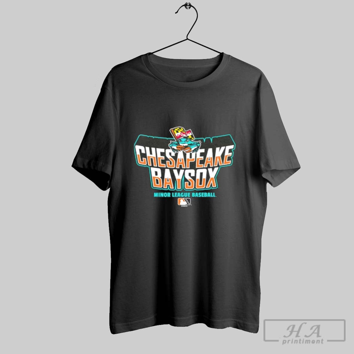Official Chesapeake Baysox Minor League Baseball Logo - Adult & Kids T-Shirts, Sweatshirts & Hoodies apparel design preview 1
