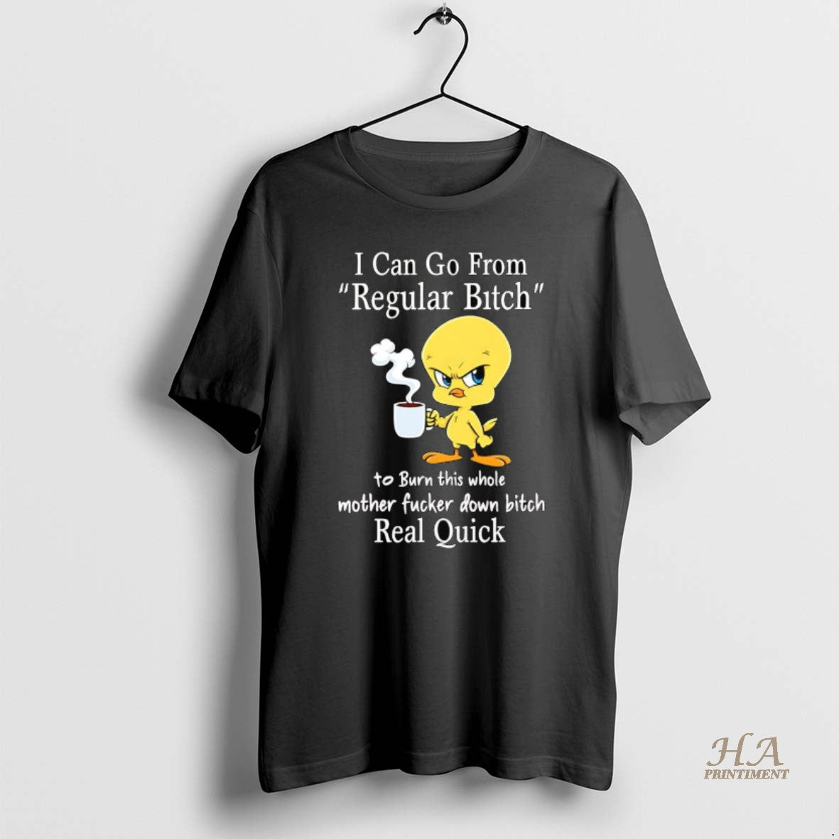 Official Chick I Can Go From Regular Bitch To Burn - Adult & Kids T-Shirts, Sweatshirts & Hoodies apparel design preview 1