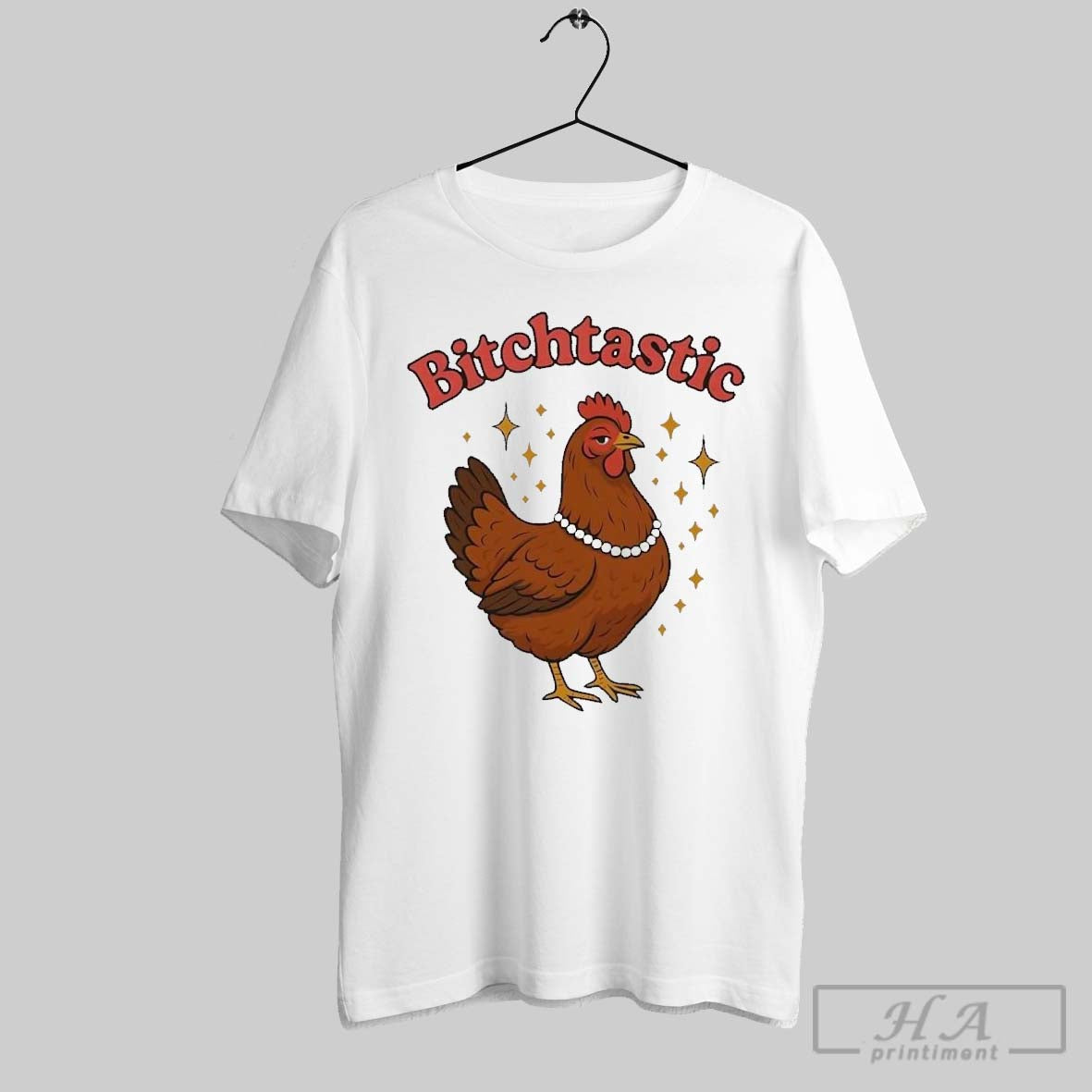 Official Chicken Bitchtastic Halloween - Adult & Kids T-Shirts, Sweatshirts & Hoodies apparel design preview 1