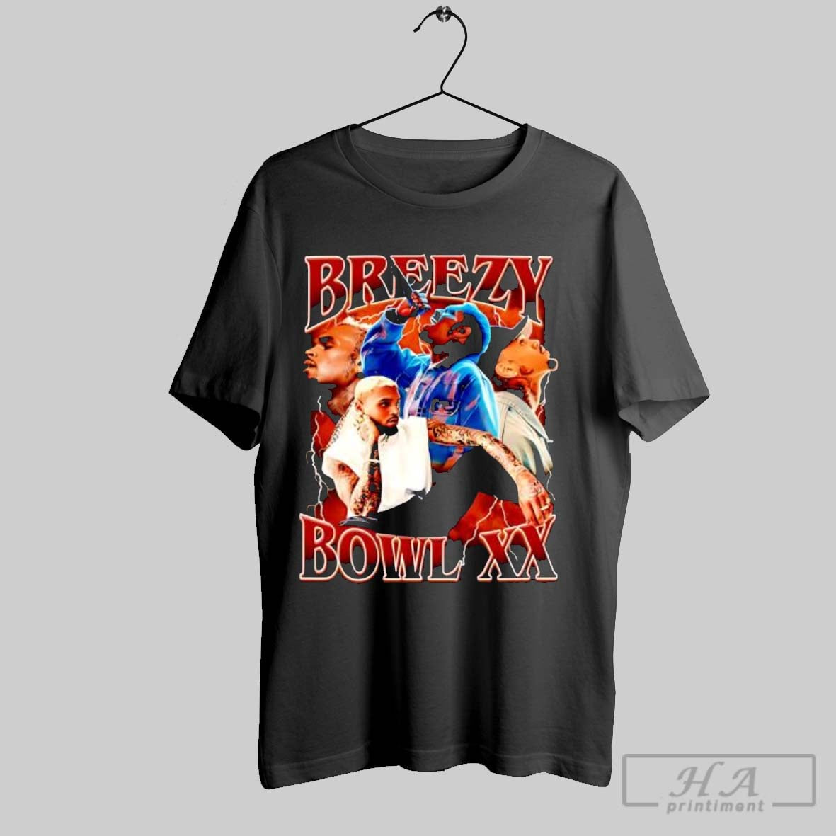 Official Chris Brown Tour Breezy Bowl Xx Graphic - Adult & Kids T-Shirts, Sweatshirts & Hoodies apparel design preview 1
