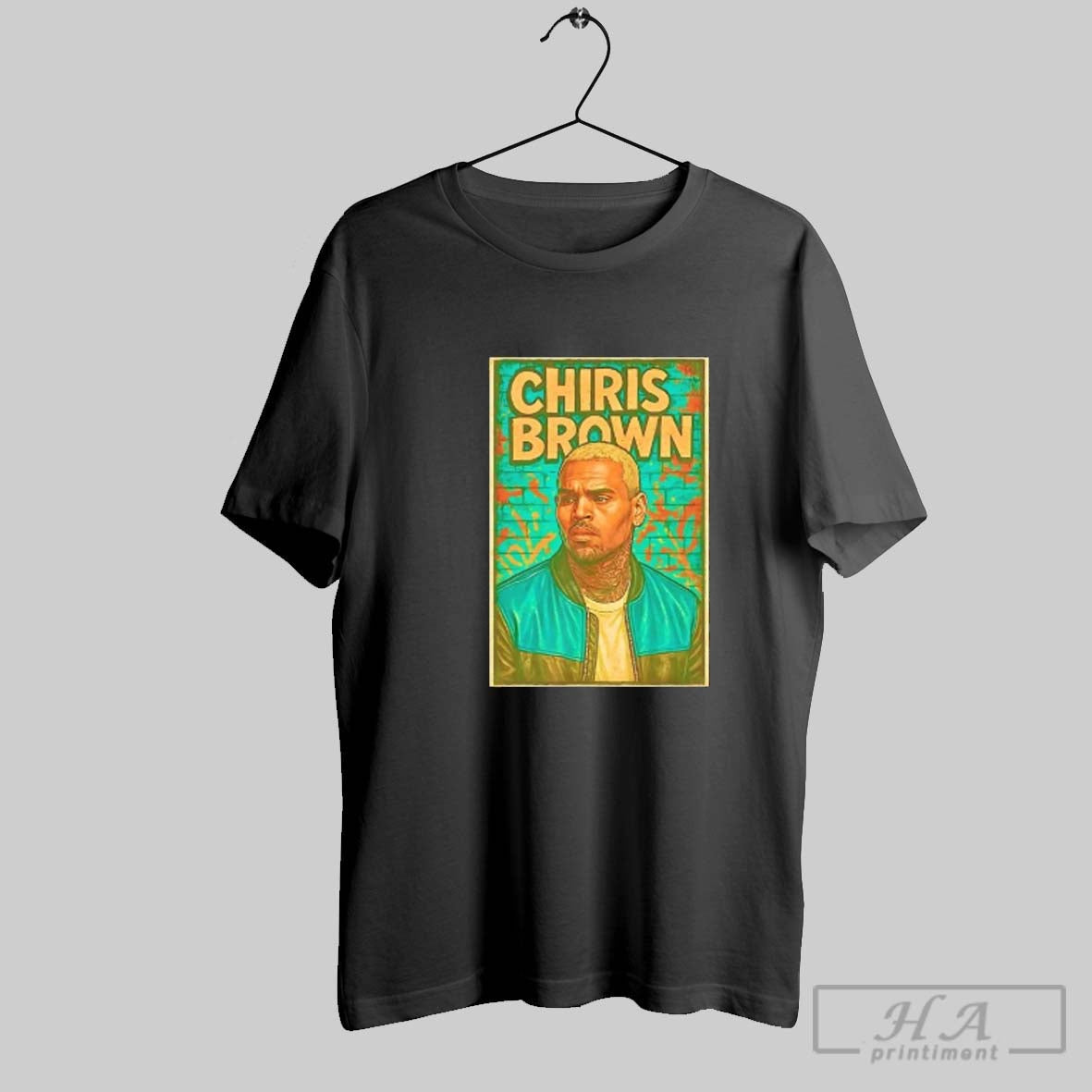 Official Chris Brown Tour Portrait - Adult & Kids T-Shirts, Sweatshirts & Hoodies apparel design preview 1