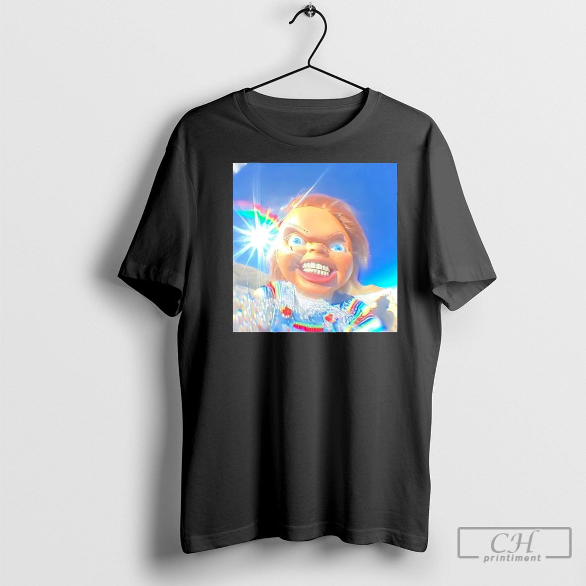 Official Chucky Diamond Halloween Sweater - Adult & Kids T-Shirts, Sweatshirts & Hoodies apparel design preview 1