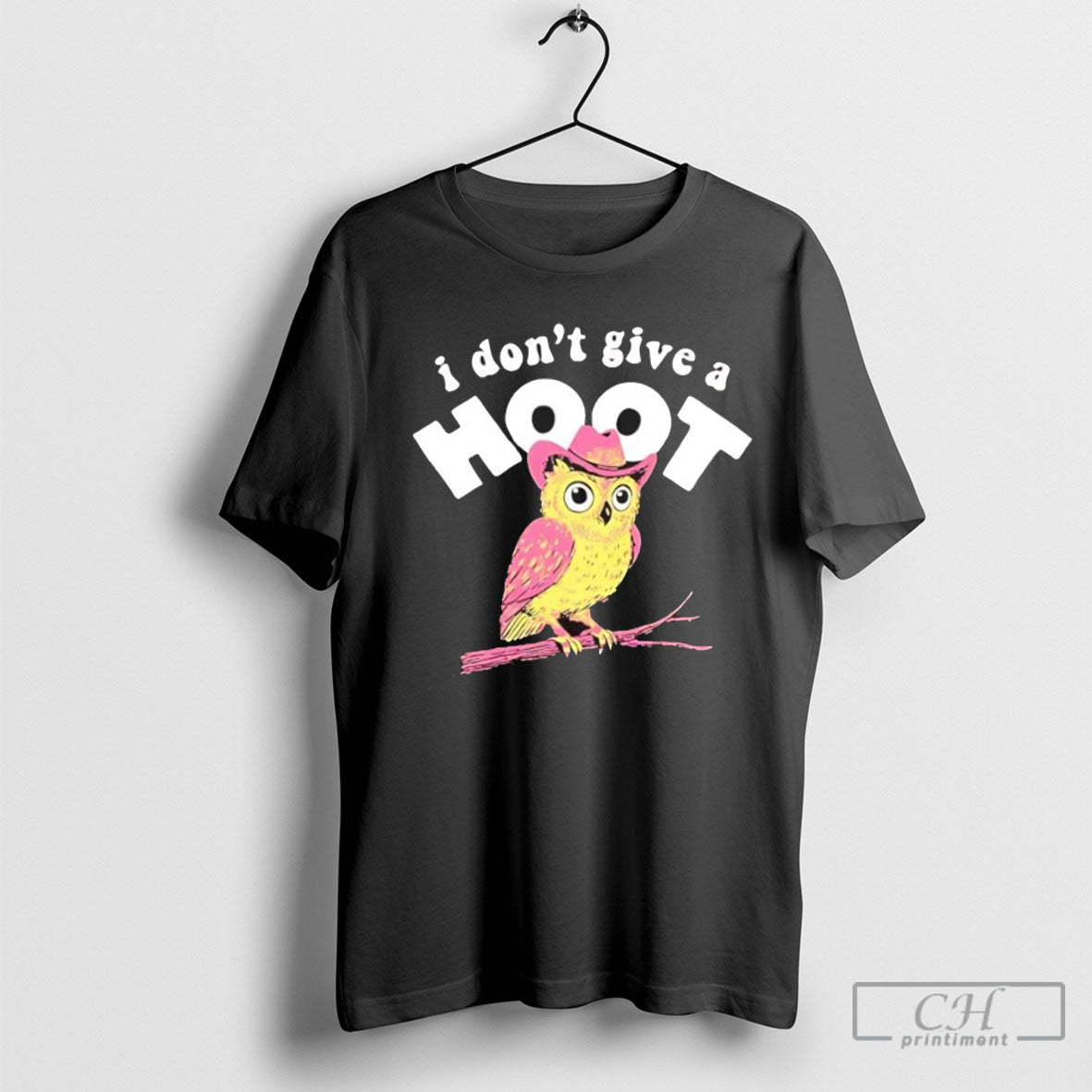 Official Cowboy Owl I Dont Give A Hoot Sweater - Adult & Kids T-Shirts, Sweatshirts & Hoodies apparel design preview 1
