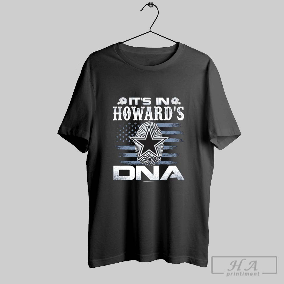 Official Cowboys Its In Howards Dna - Adult & Kids T-Shirts, Sweatshirts & Hoodies apparel design preview 1