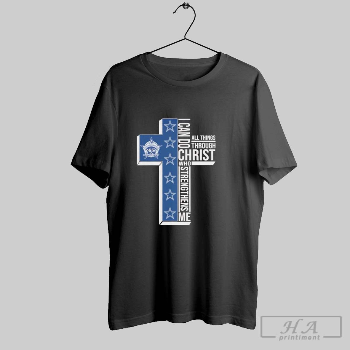 Official Dallas Cowboys 65th Anniversary I Can Do All - Adult & Kids T-Shirts, Sweatshirts & Hoodies apparel design preview 1