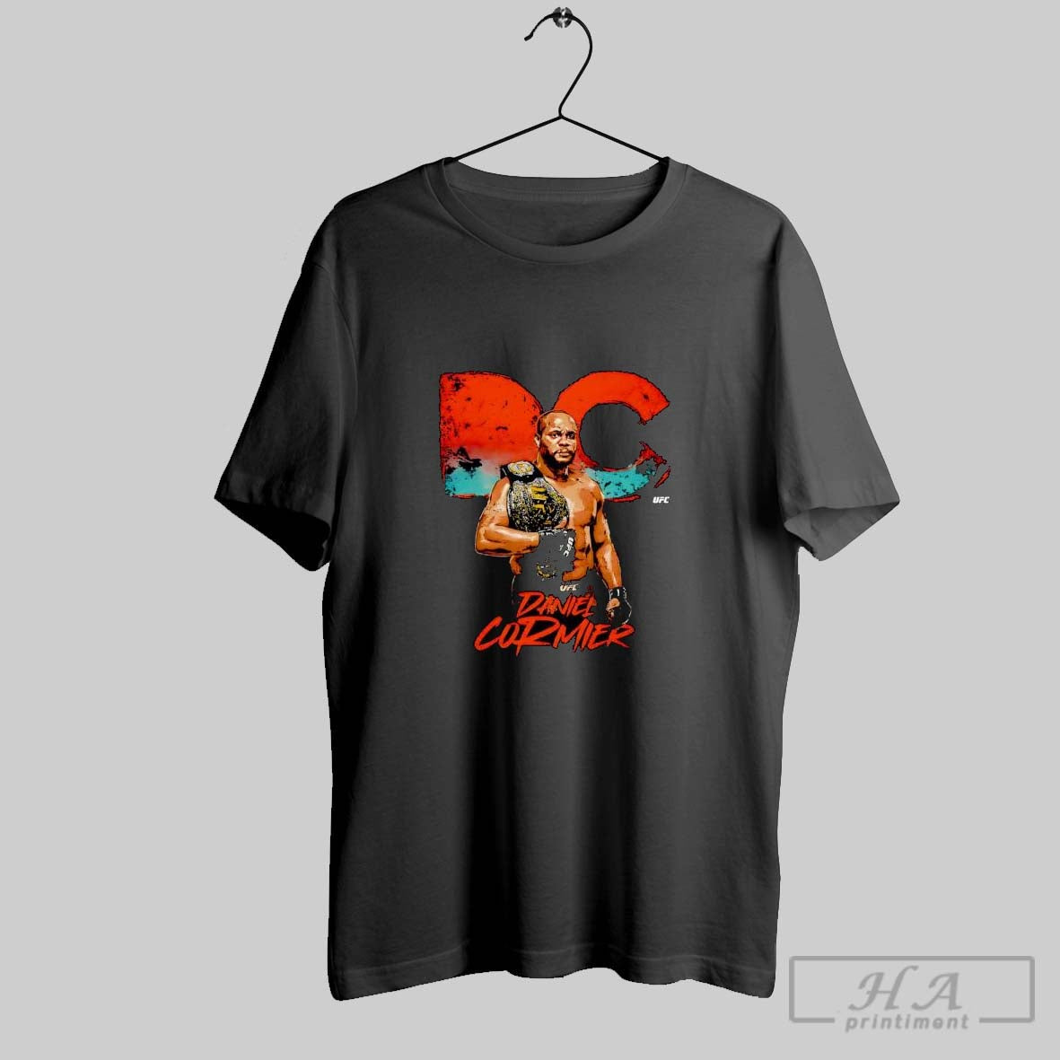 Official Daniel Cormier Dc Initials Ufc 2025 - Adult & Kids T-Shirts, Sweatshirts & Hoodies apparel design preview 1