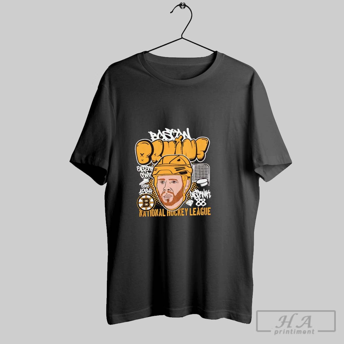 Official David Pastrnak Big Head Caricature Boston - Adult & Kids T-Shirts, Sweatshirts & Hoodies apparel design preview 1