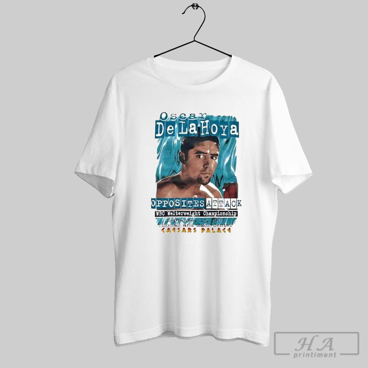 Official De La Hoya Oscar Hector Camacho Souvenir - Adult & Kids T-Shirts, Sweatshirts & Hoodies apparel design preview 1