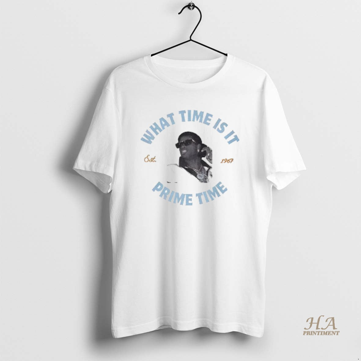 Official Deion Sanders Coach Prime What Time Is It - Adult & Kids T-Shirts, Sweatshirts & Hoodies apparel design preview 1