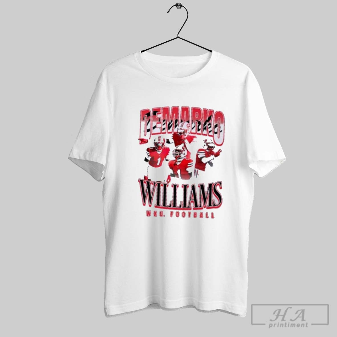 Official Demarko Williams Retro 90s Graphic Wku - Adult & Kids T-Shirts, Sweatshirts & Hoodies apparel design preview 1