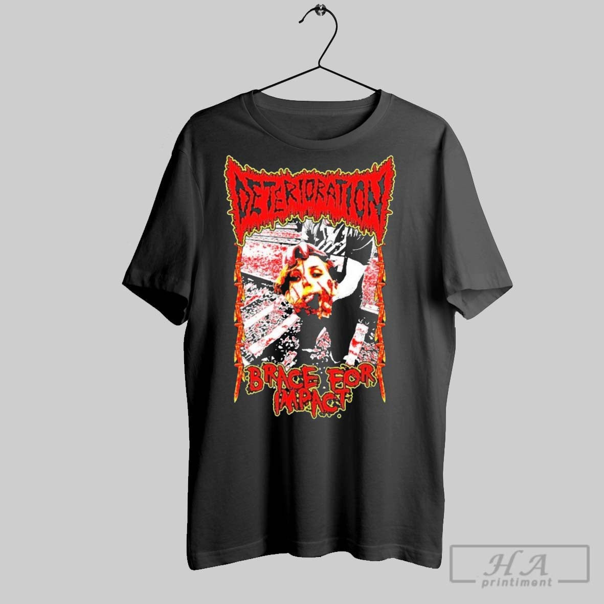 Official Deterioration Brace For Impact - Adult & Kids T-Shirts, Sweatshirts & Hoodies apparel design preview 1