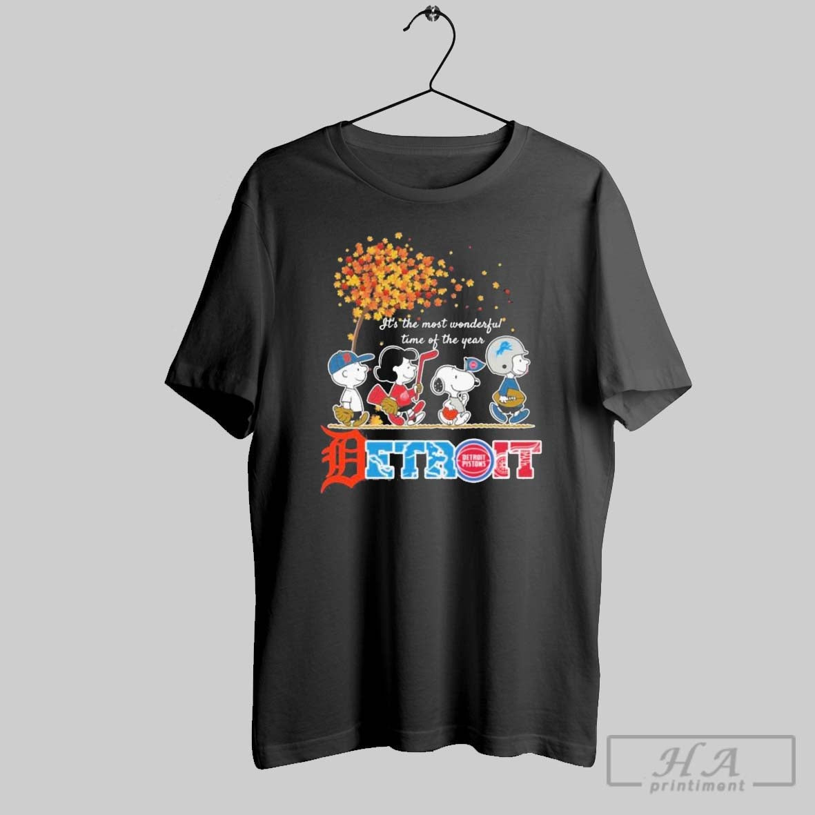 Official Detroit Sports Teams Mascots Its The Most - Adult & Kids T-Shirts, Sweatshirts & Hoodies apparel design preview 1