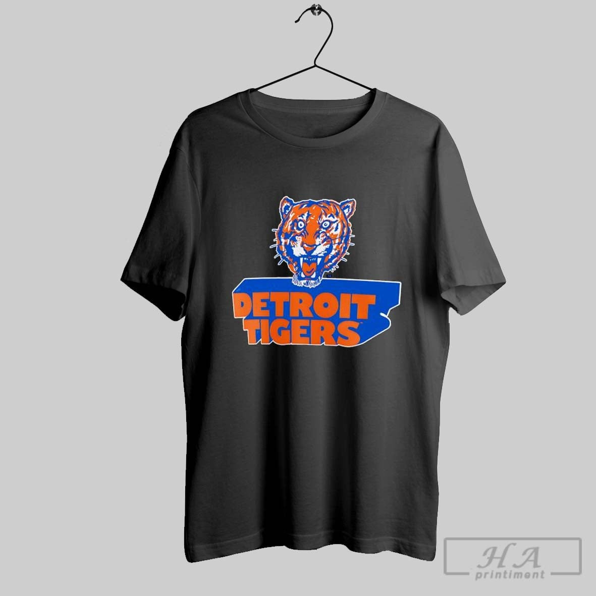 Official Detroit Tigers Logo Vintage - Adult & Kids T-Shirts, Sweatshirts & Hoodies apparel design preview 1