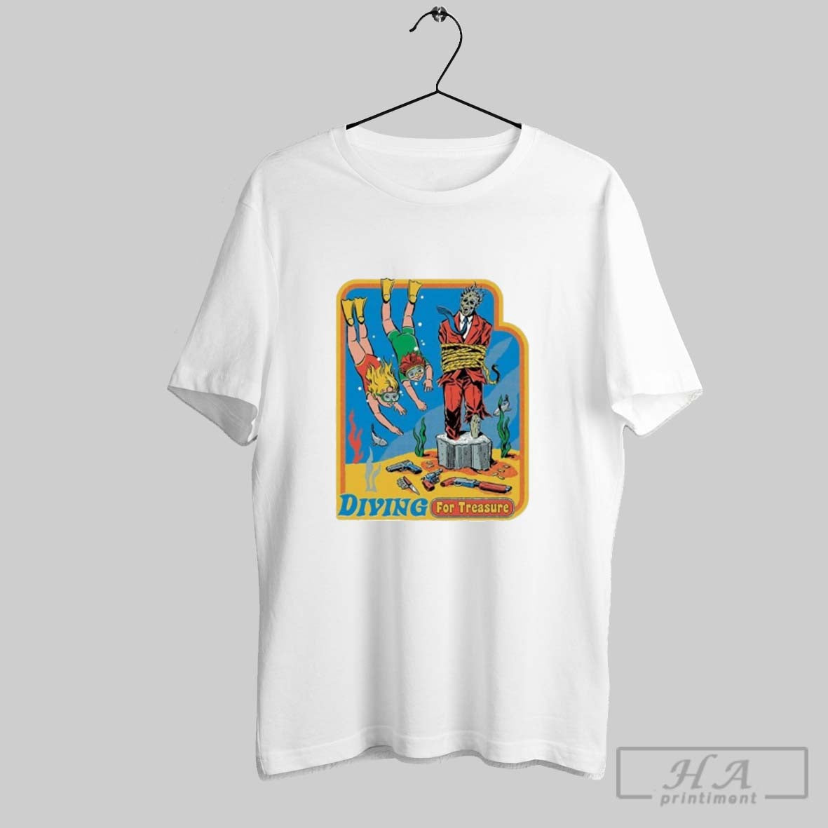 Official Diving For Treasure - Adult & Kids T-Shirts, Sweatshirts & Hoodies apparel design preview 1