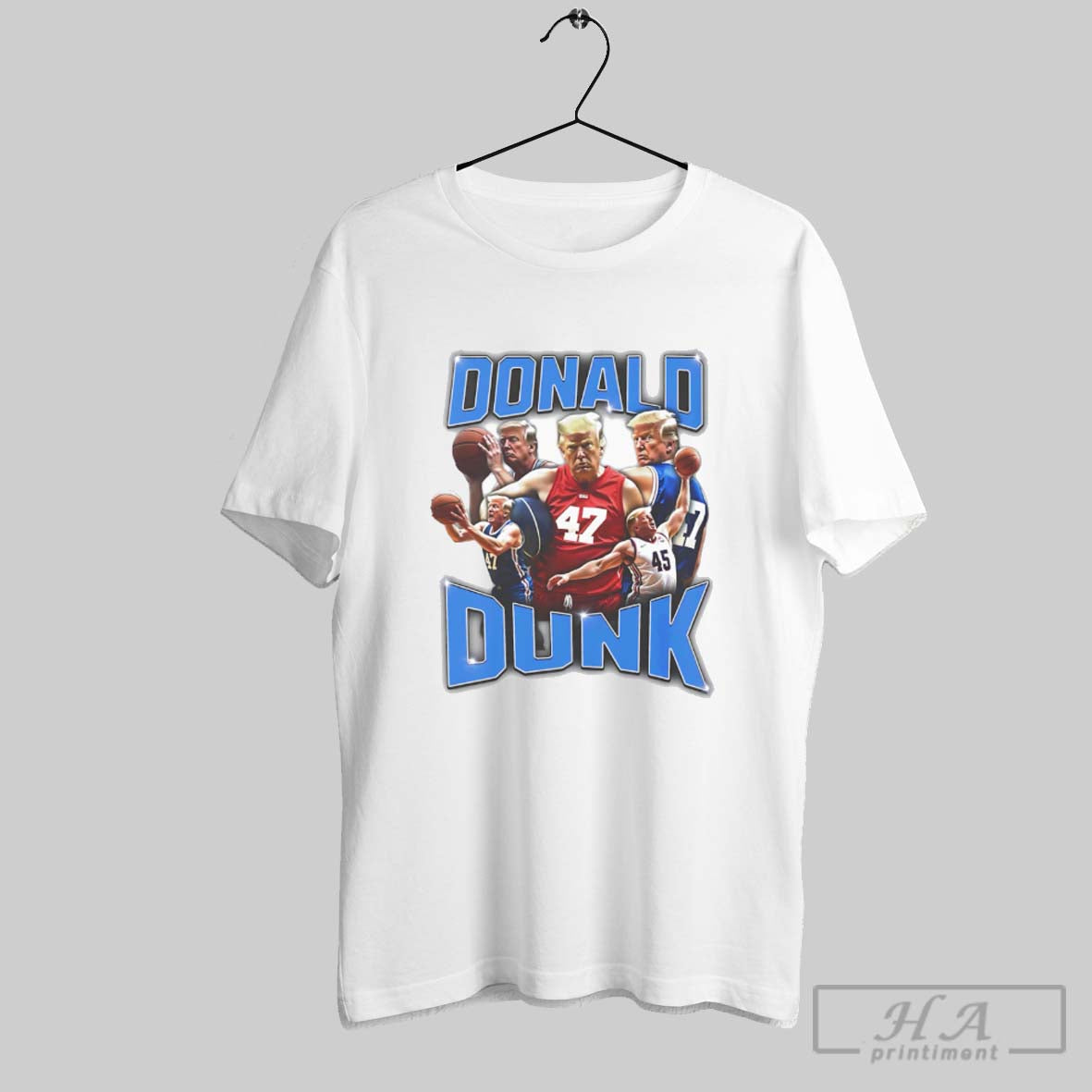 Official Donald Dunk Basketball Funny - Adult & Kids T-Shirts, Sweatshirts & Hoodies apparel design preview 1