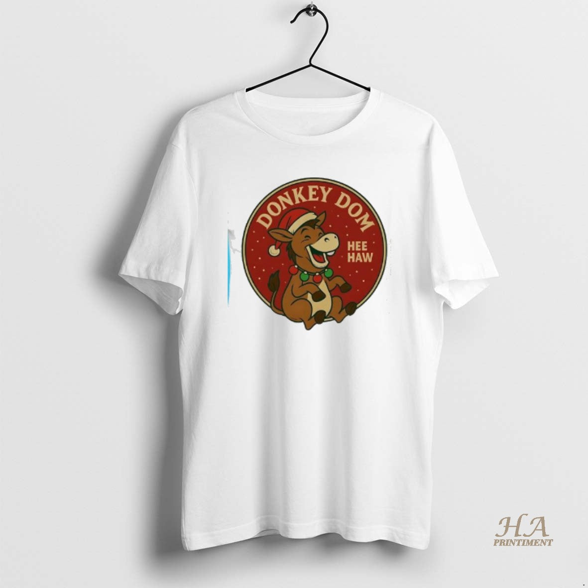 Official Donkey Dom Hee Haw Funny Christmas - Adult & Kids T-Shirts, Sweatshirts & Hoodies apparel design preview 1
