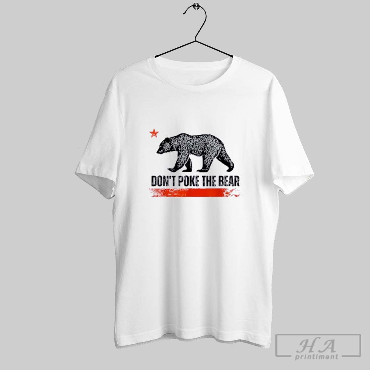 Official Dont Poke The Bear California Republic - Adult & Kids T-Shirts, Sweatshirts & Hoodies apparel design preview 1