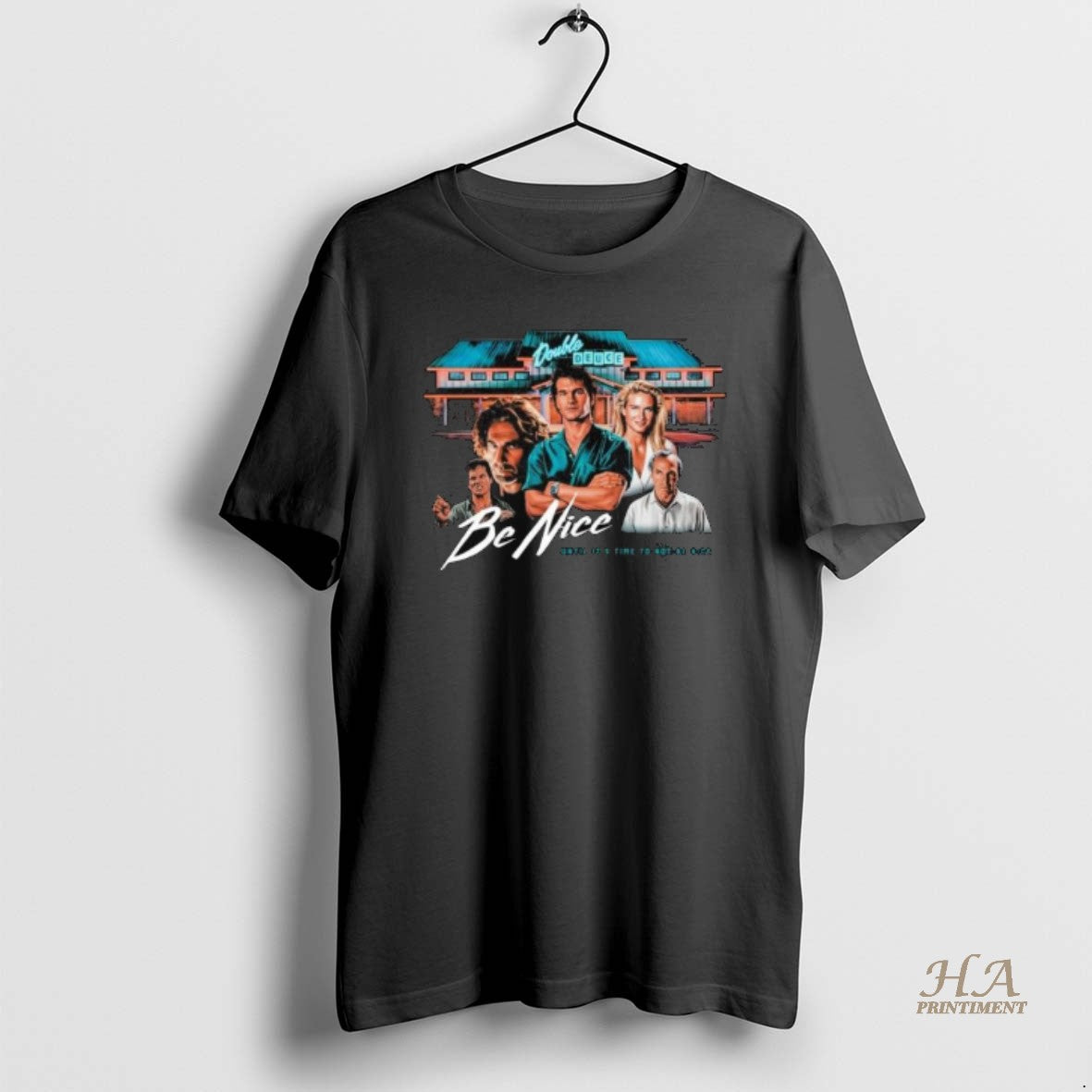 Official Double Deuce Be Nice Long Sleve - Adult & Kids T-Shirts, Sweatshirts & Hoodies apparel design preview 1