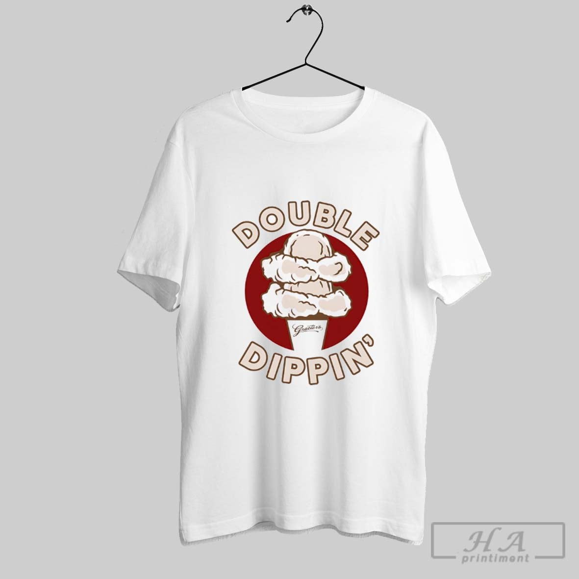 Official Double Dippin Ice Cream - Adult & Kids T-Shirts, Sweatshirts & Hoodies apparel design preview 1