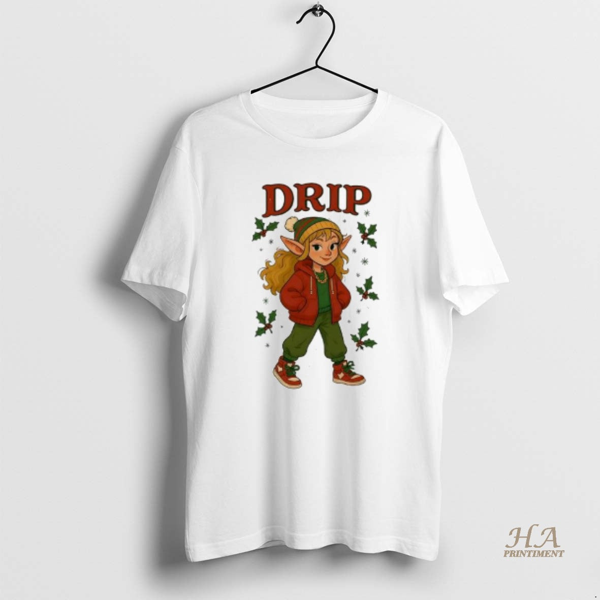Official Drip Christmas - Adult & Kids T-Shirts, Sweatshirts & Hoodies apparel design preview 1