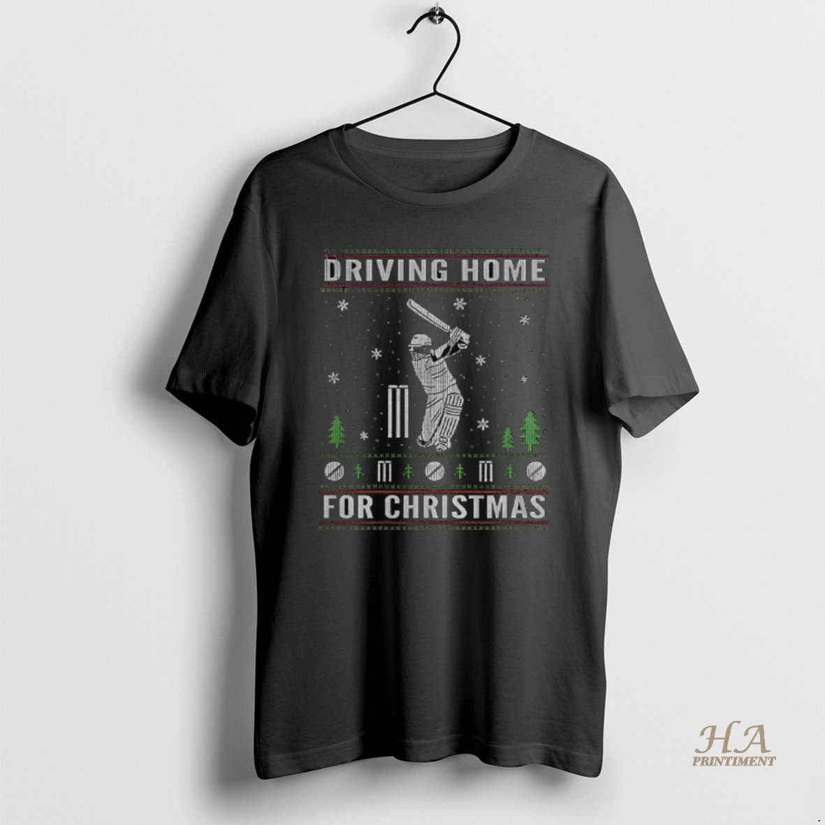Official Driving Home For Christmas Cricket - Adult & Kids T-Shirts, Sweatshirts & Hoodies apparel design preview 1
