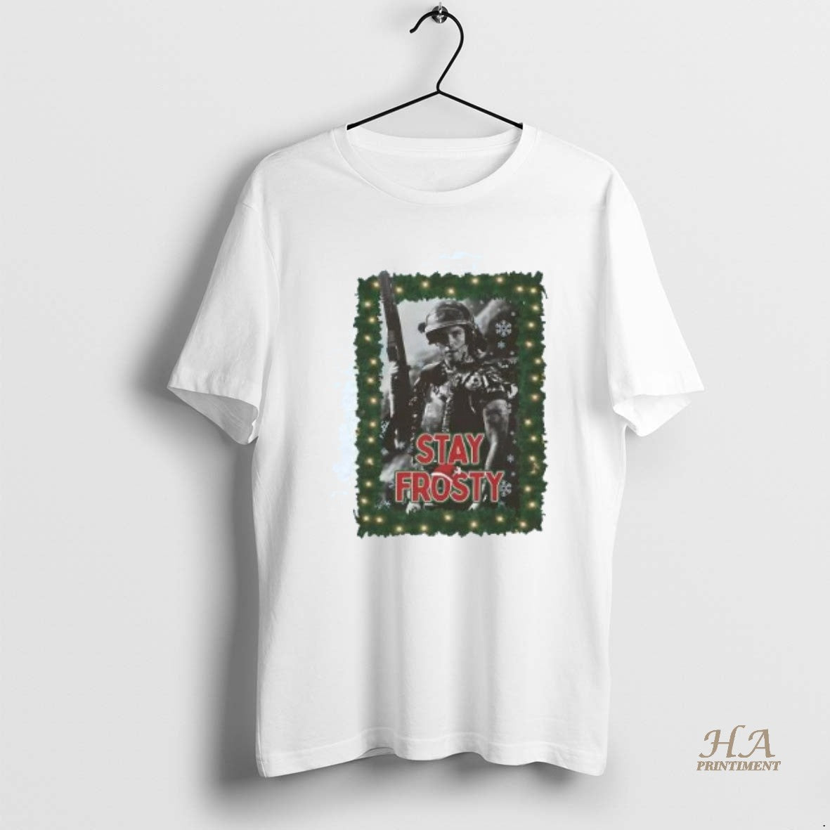 Official Dwayne Hicks Stay Frosty Christmas - Adult & Kids T-Shirts, Sweatshirts & Hoodies apparel design preview 1
