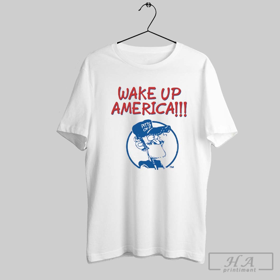 Official Earl Pitts Off Wake Up America - Adult & Kids T-Shirts, Sweatshirts & Hoodies apparel design preview 1