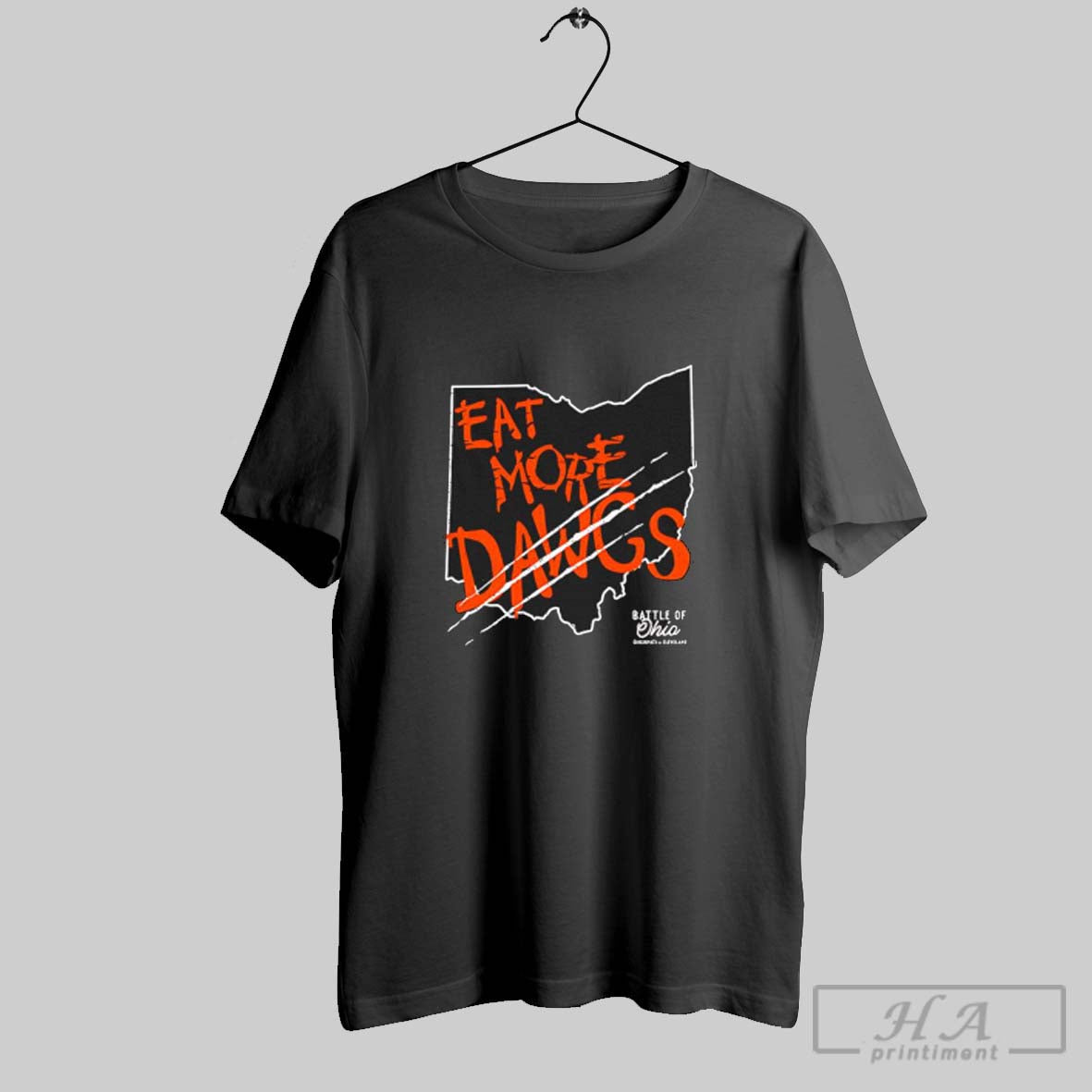 Official Eat More Dawgs Battle Of Ohio - Adult & Kids T-Shirts, Sweatshirts & Hoodies apparel design preview 1