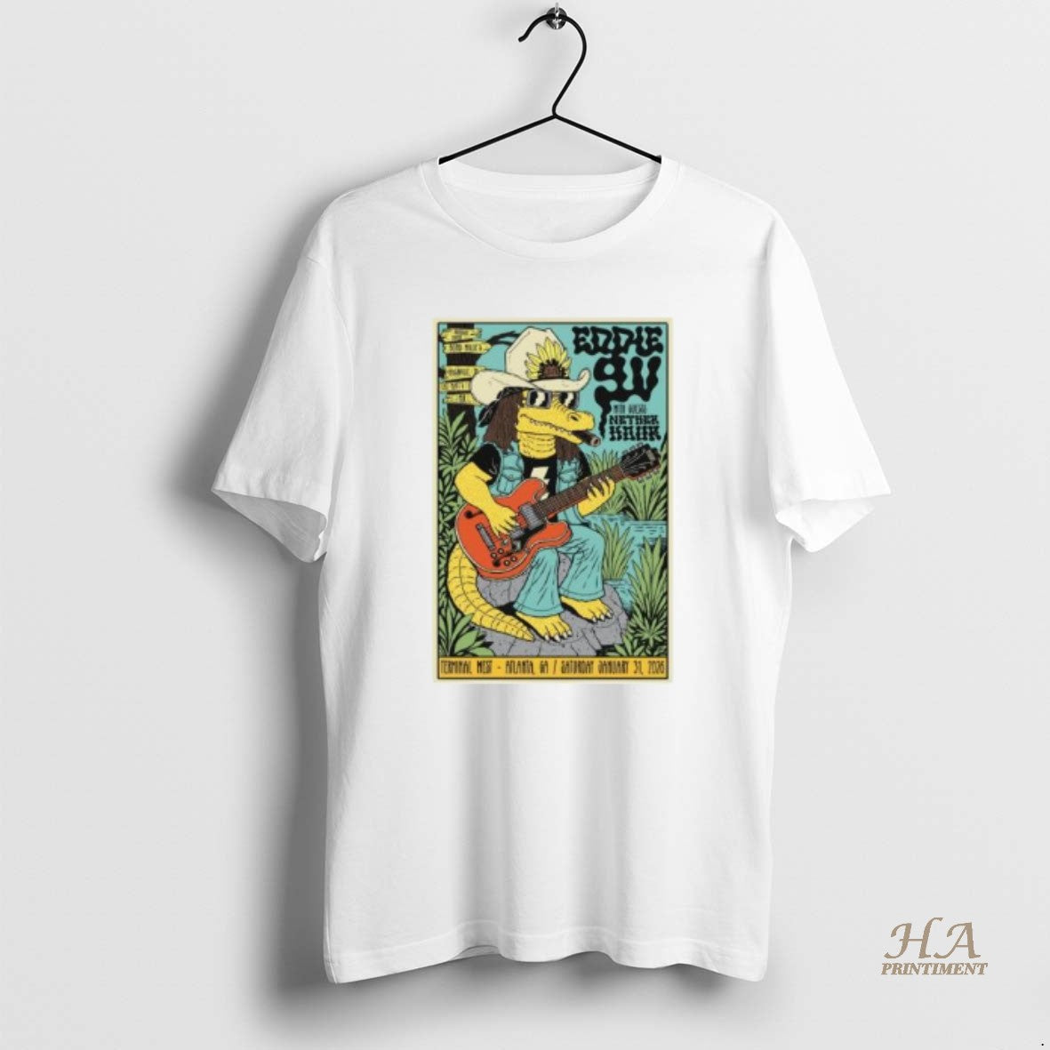 Official Eddie 9v Atlanta Ga January 31 2026 Concert - Adult & Kids T-Shirts, Sweatshirts & Hoodies apparel design preview 1